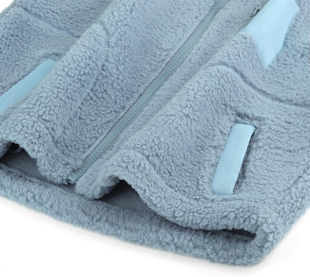 Kleinkind Kinder Polarfleece Weste Verdicken Kinder Stehkragen Reissverschluss Ärmellose Jacke Elter