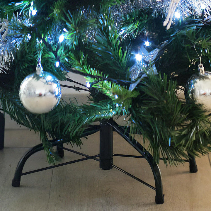 Happyyami Weihnachtsbaumständer Metall 45 cm Faltbar Baumhalter Basis Ständer Für Künstliche Weihnac