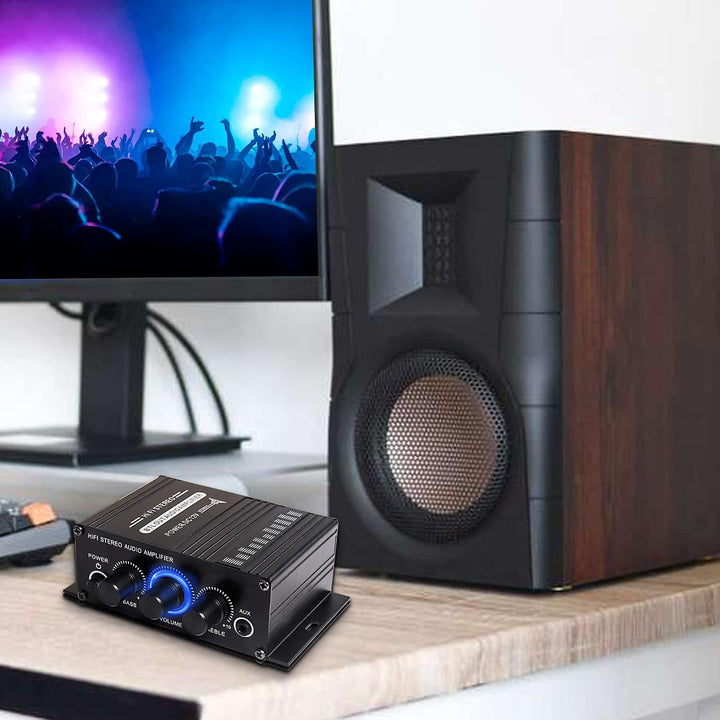 12V HiFi Stereo Audio Verstärker für Auto 2 Kanal HiFi Bass Audio Subwoofer Verstärker für Autos CD