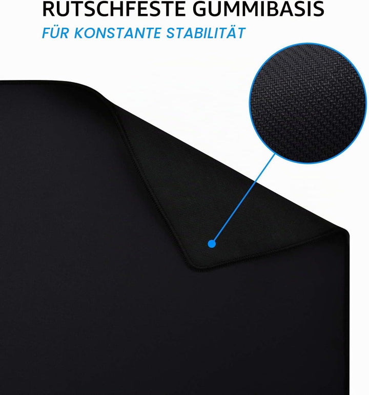 THE G-LAB - PAD YTTRIUM - Rutschfestes Mauspad XXL 900 * 400 * 4mm für Mäuse, Tastaturen und Gamingz