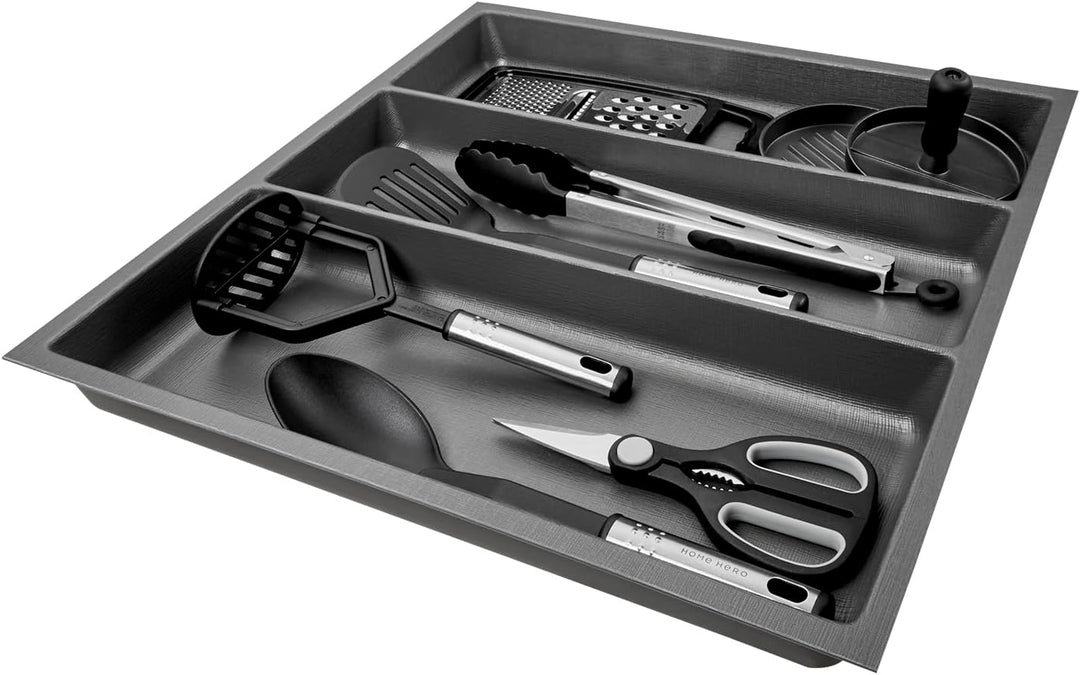 SO-BOX 2 Mehrzweckeinsatz Breite 50,9 cm, Tiefe 46,2 cm mit anthraziter Kanvas-Struktur für Schublad