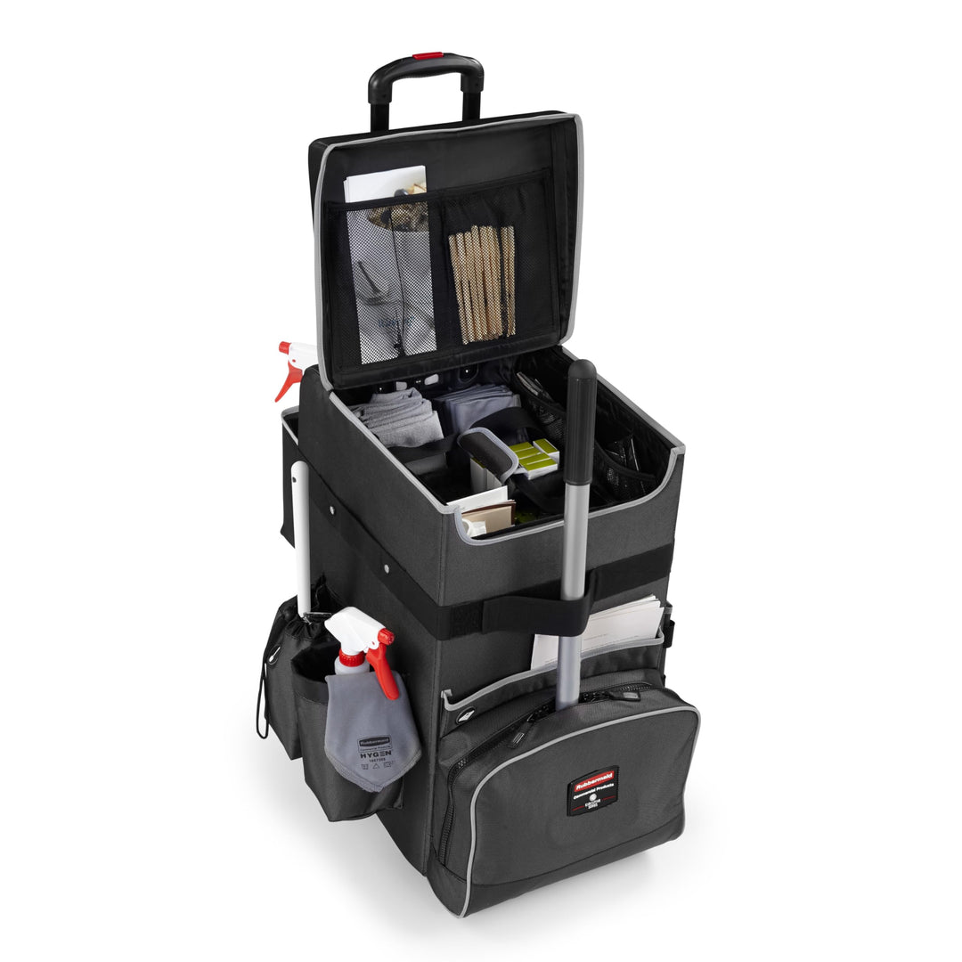 Rubbermaid Commercial Products 1902465 Executive Quick Cart Caddy für Reinigungs- und Hausmeisterdie