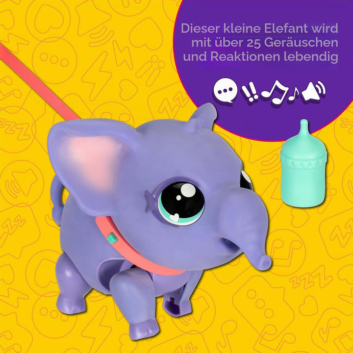 Little Live Pets My Walking Elefant, der Elefant, Spielzeug-Haustier, geht und Tanzt zum Rhythmus de