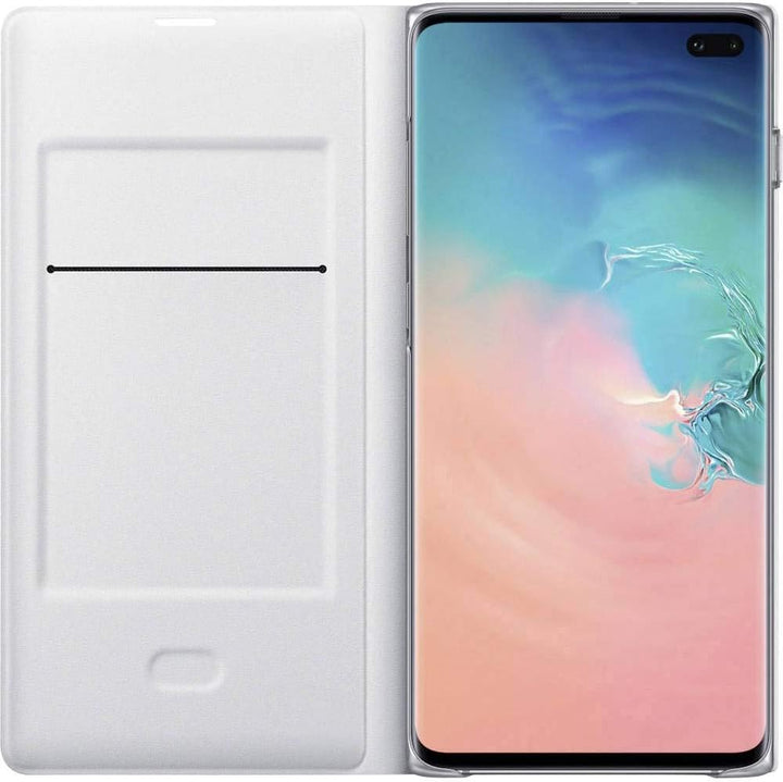 LED View Cover für Galaxy S10+ Weiss, Weiss
