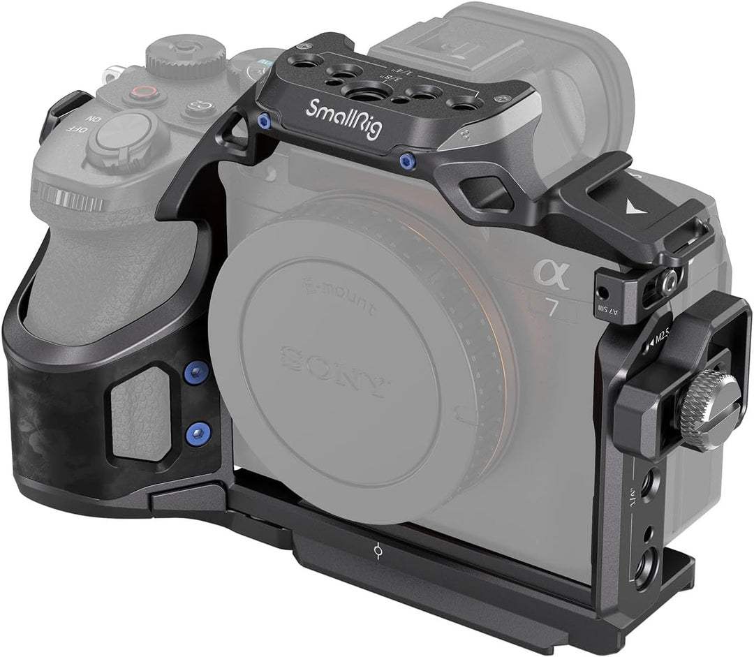 SMALLRIG Cage Kit mit Kabelklemme für Sony Alpha 7R V/Alpha 7 IV/Alpha 7S III, Kamerakäfig mit Mehre