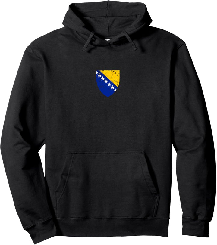 Bosnien Wappen Bosnische Flagge Stolzer Bosnier Pullover Hoodie