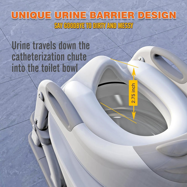 Toilettensitz Kinder mit Treppe, Upgraded WC Aufsatz für Kinder für Jungen und Mädchen, 2-in-1 Toile