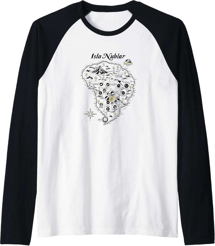 Jurassic World Isla Nublar Map Raglan