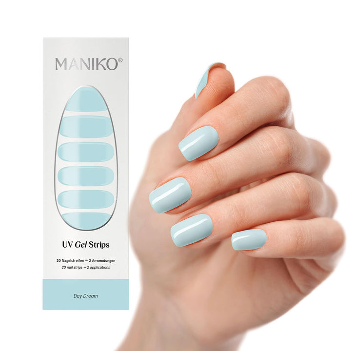 Maniko® UV Gel Strips - Selbstklebende Nagelfolie für bis zu 2 Anwendungen - Vegan & langanhaltend -