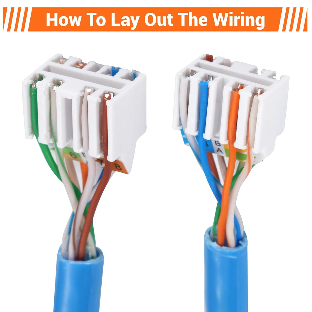 4 Stück Cat 7 Netzwerkkabel Verbinder werkzeuglos, RJ45 Cat7 Verbinder Kupplung Adapter für LAN Verl