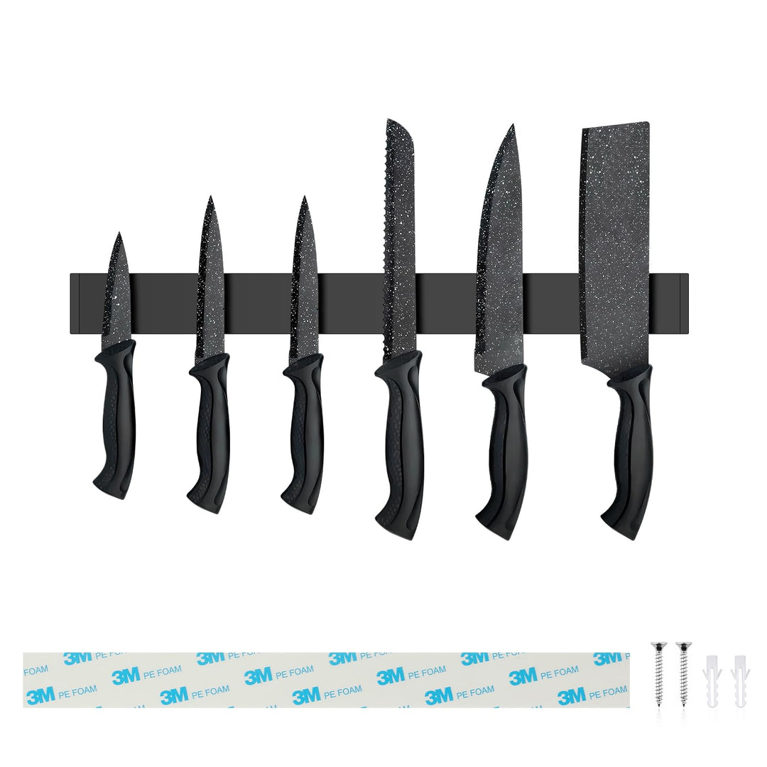 Magnetleiste Messer 40cm, Edelstahl Messerhalter Magnetisch, Magnet Messerhalter Schraube, Magnetlei