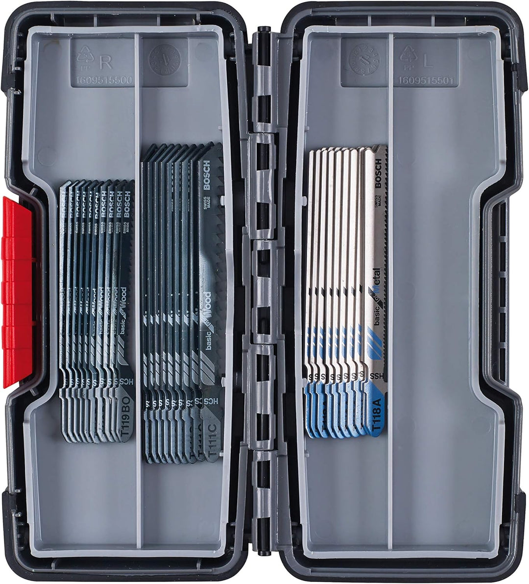 Bosch 30tlg. Stichsägeblatt Set Basic for Wood and Metal (für Holz und Metall, Professional Zubehör