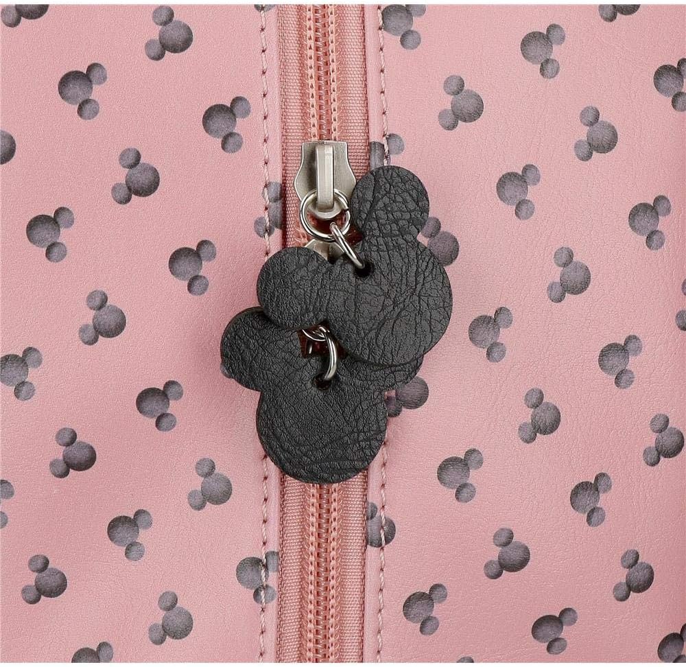 Disney Mickey The Blogger Vorschul-Rucksack Rosa 21x27x11 cms PVC und Polyester 6.24L Vorschulrucksa