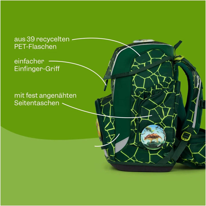 ergobag cubo Set ergonomischer Schulranzen, Vorgänger-Kollektion, klassisch 5-teilig 1. Klasse Grund
