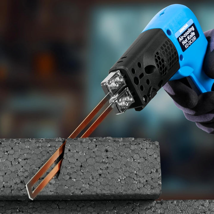 MINOVA Styroporschneider Styrocutter Pro Elektrischer Heissschneider für Stoffe und Seile inklusive