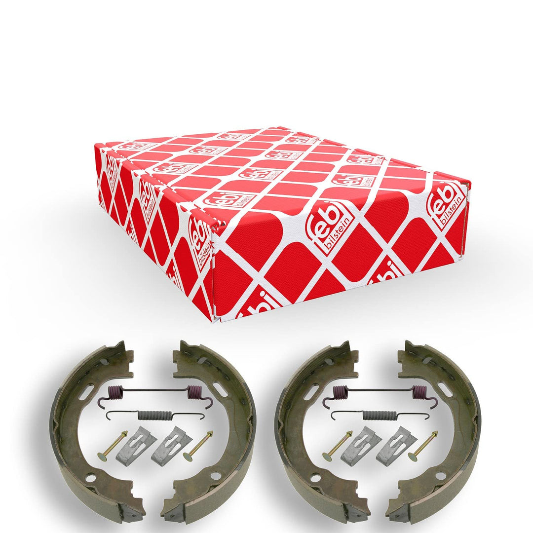 febi bilstein 23197 Bremsbackensatz für Feststellbremse, mit Anbaumaterial , 1 Stück
