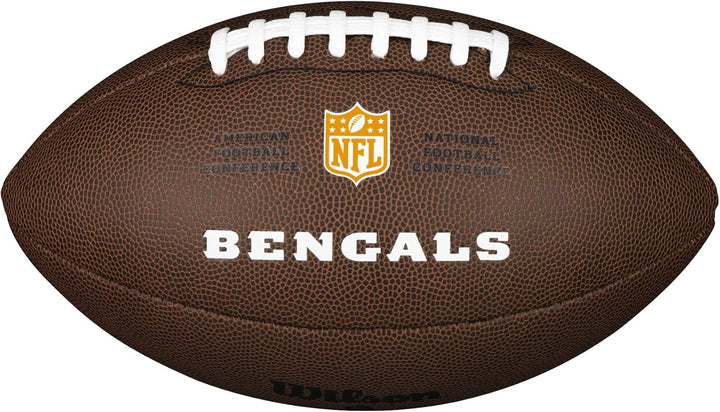 Wilson American Football NFL TEAM LOGO, Offizielle Grösse, Mischleder OFFICIAL Cincinnati Bengals, O