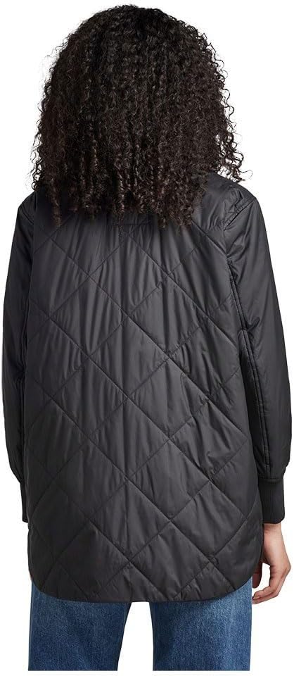 G-STAR RAW Damen Padded Bomber Collar Jacke Schwarz (Dk Black D22045-b958-6484) XXS, Schwarz (Dk Bla