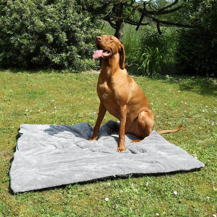 your GEAR Lodi - 3-in-1 Hundeschlafsack Hundedecke Hundehandtuch 100x60 / 120x100 cm weich warm wasc
