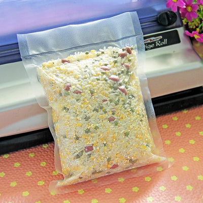 WACCOMT Pack 100 Stücke Poly Plastik Verpacken Taschen Öffnen Sie Oberseite Heisssiegel Vakuum Beute