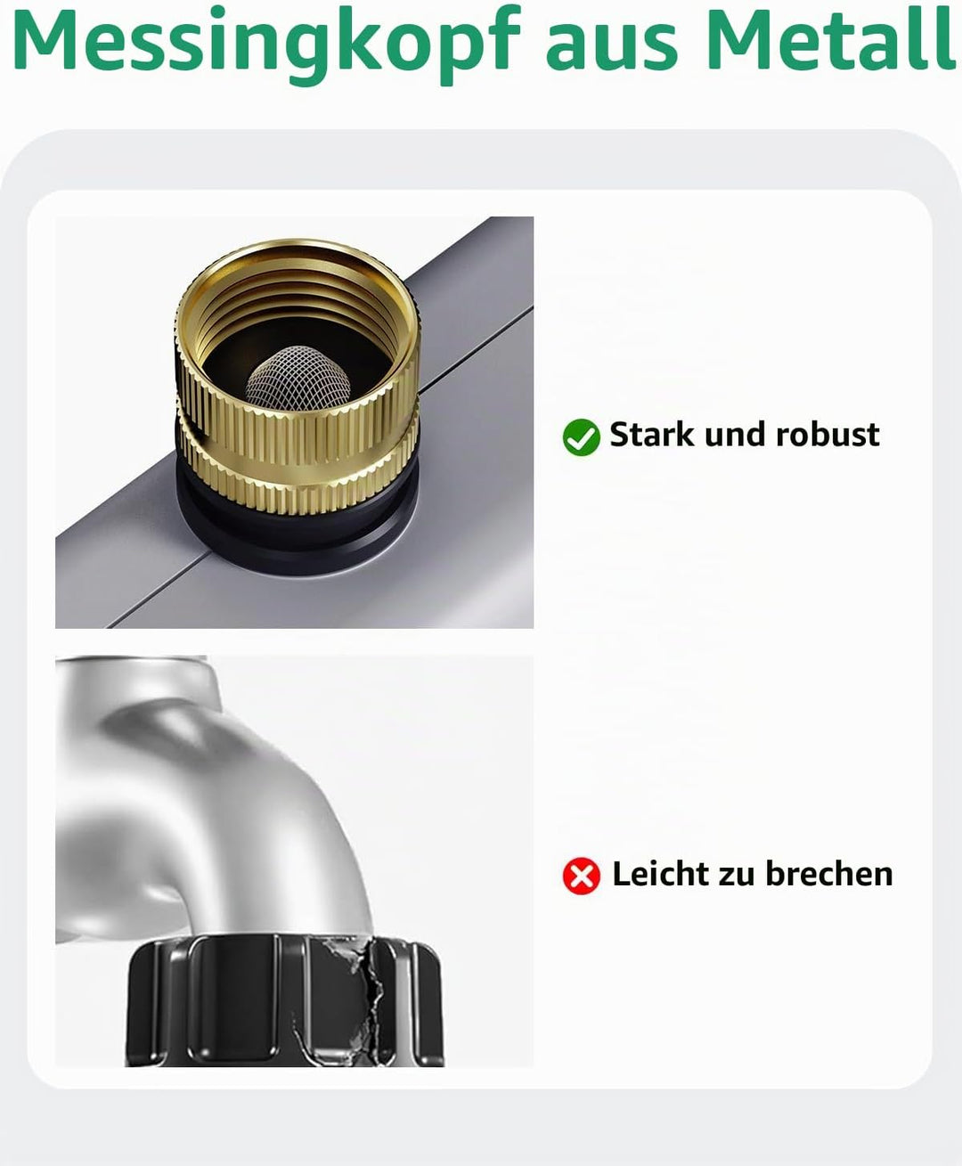 Wasser Timer mit Messing Einlass, Zifferblatt Steuerung Sprinkler Timer mit Verzögerungsfunktion Han