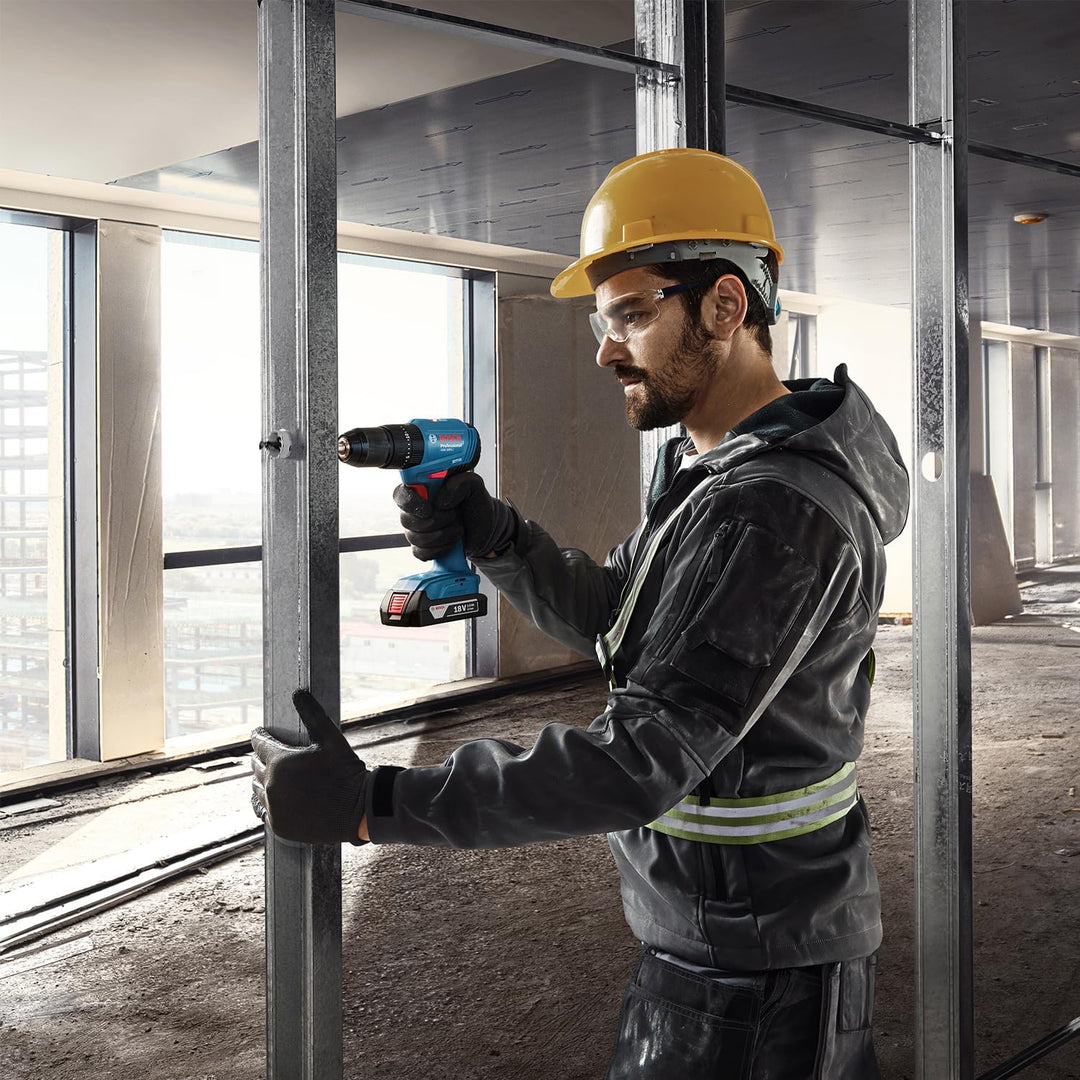 Bosch Professional 18V System Akku-Drehschlagschrauber GDR 18V-215 + Bohrschrauber GSB 185-LI (inkl.