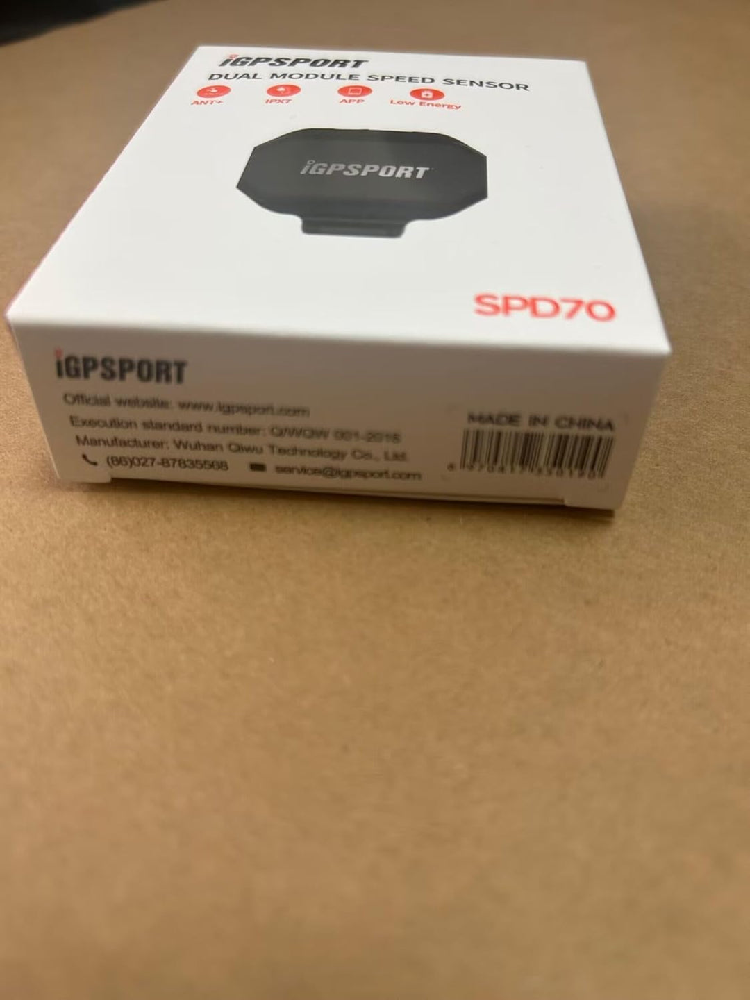iGPSPORT Geschwindigkeitssensor ANT + und Bluetooth Wireless für Fahrradcomputer, iPhone Android