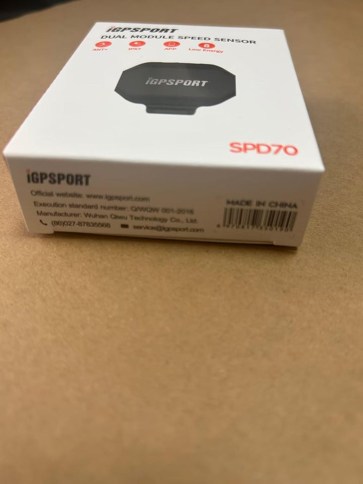 iGPSPORT Geschwindigkeitssensor ANT + und Bluetooth Wireless für Fahrradcomputer, iPhone Android