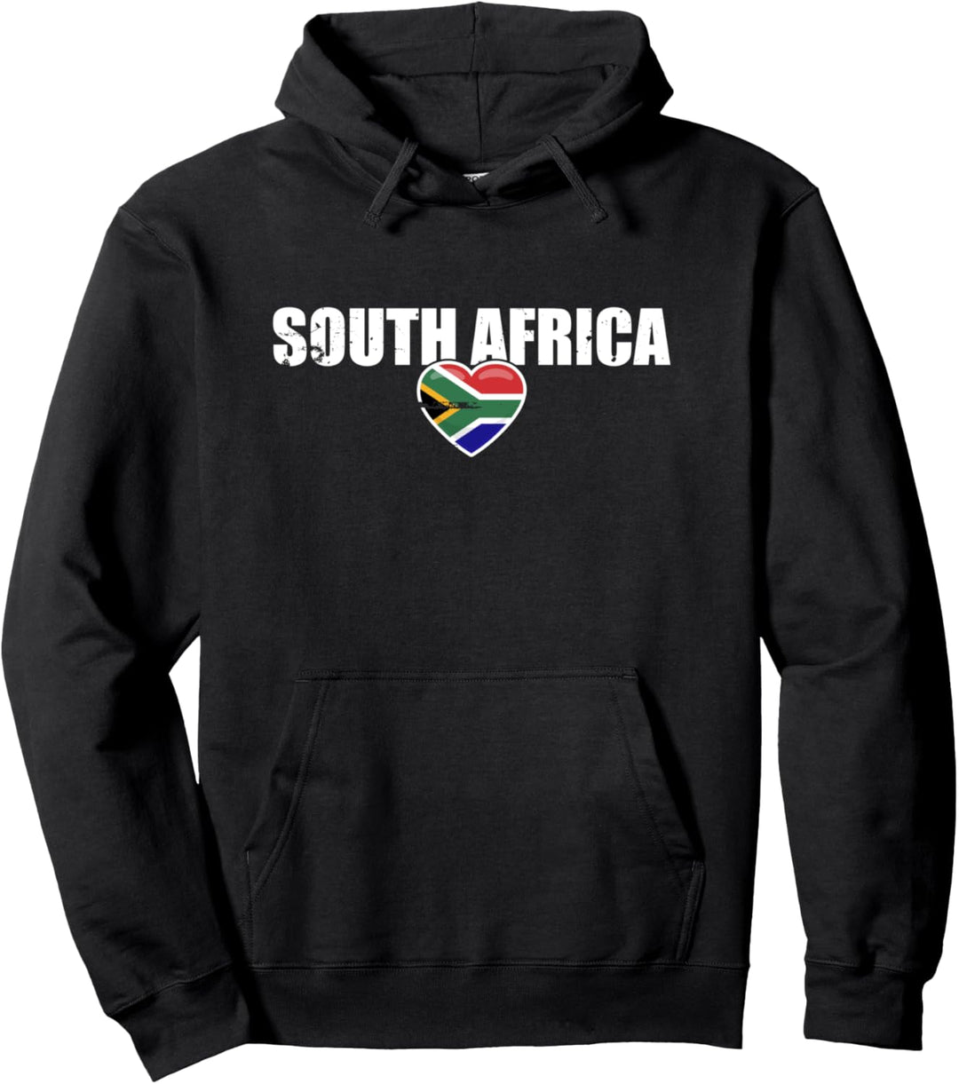 South Africa Südafrika Herz Südafrikanisch Südafrikaner Pullover Hoodie