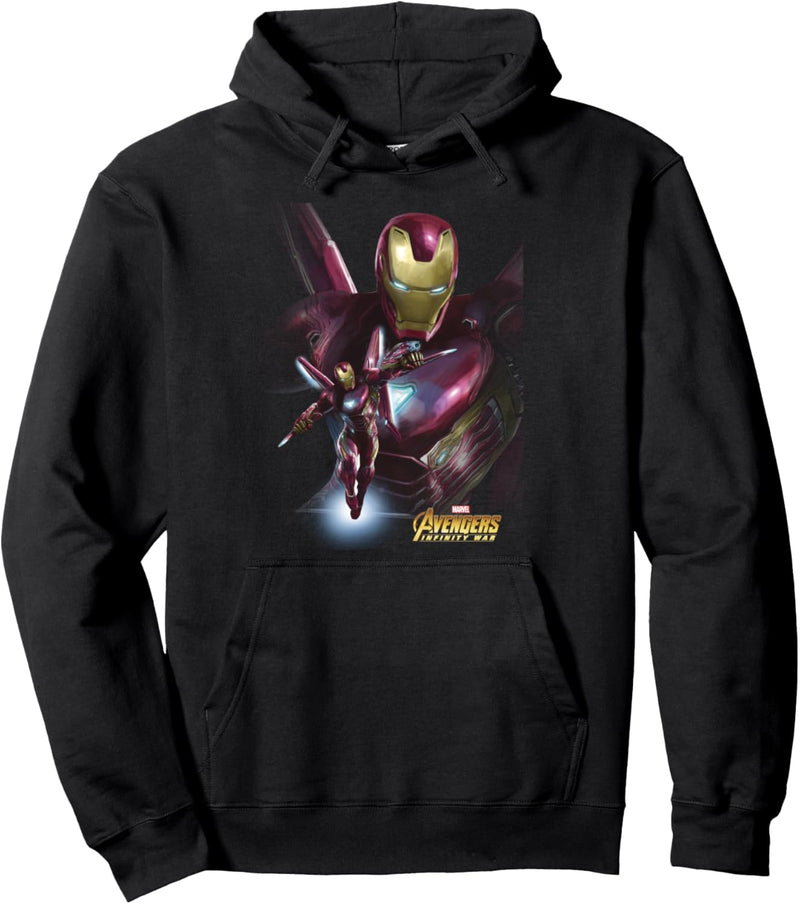 Marvel Avengers: Infinity War Iron Man Collage Poster Pullover Hoodie