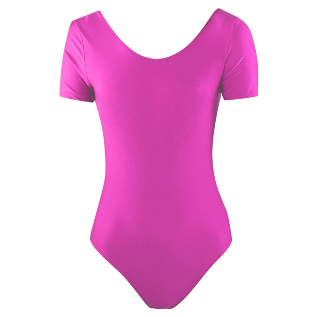 Intermezzo Damen Ballett Body 3050 Bodyly Mc - Rundausschnitt vorne und hinten - Kurzarm - Made in S