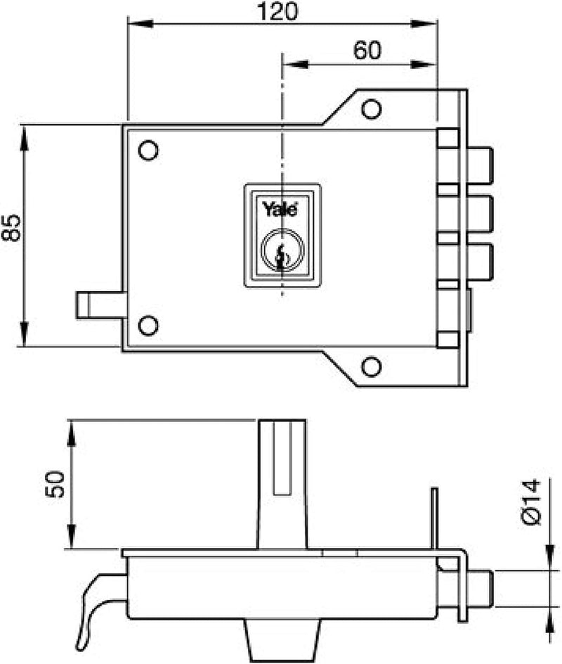 Yale 3011950 Juliet Watch, Links Vernickelt Links Vernickelt 7, Links Vernickelt 7