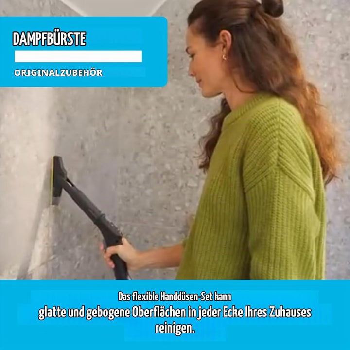 Dampfreiniger Zubehör Für Kärcher XXL Fugenbürste mit flexiblem Gelenk, Fugenbürsten-Set für Kärcher