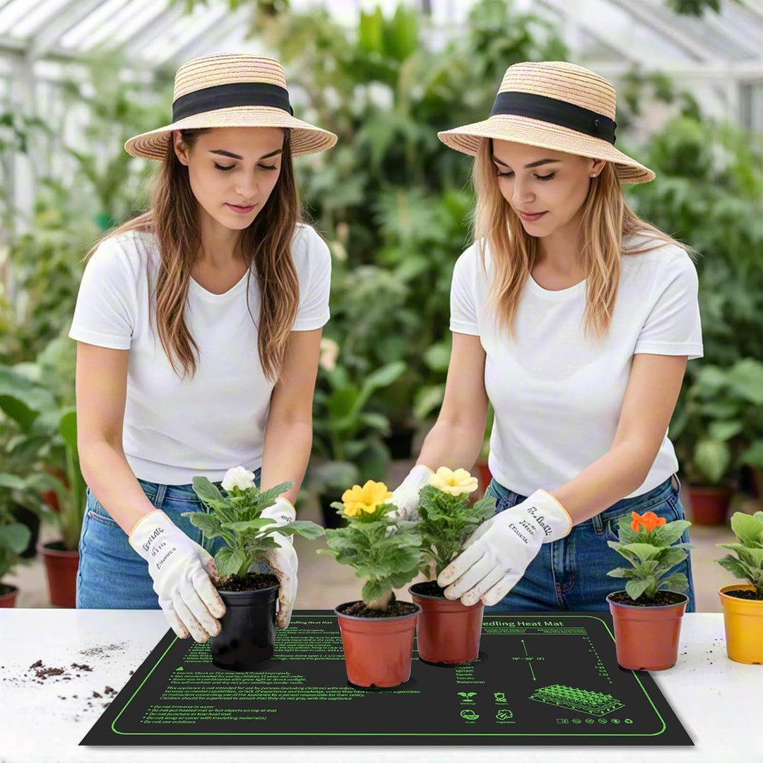 Heizmatte Pflanzen mit Thermostat, Wärmematte für Sämling Germination und Haustier, Heizkissen Amphi