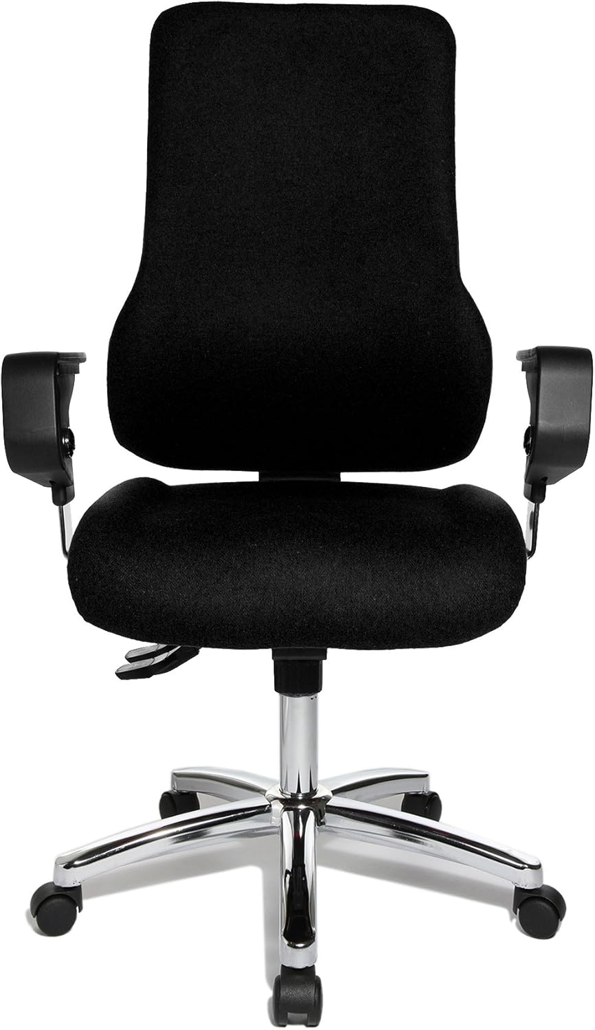 Topstar Sitness 55, Fitness-Drehstuhl, Bürostuhl, Schreibtischstuhl, inkl. höhenverstellbare Armlehn