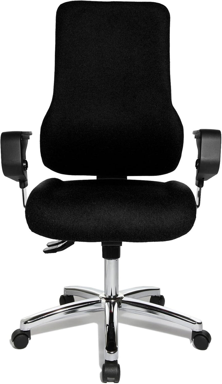 Topstar Sitness 55, Fitness-Drehstuhl, Bürostuhl, Schreibtischstuhl, inkl. höhenverstellbare Armlehn