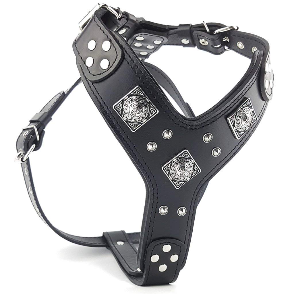 Bestia ''EROS'' Leder Brustgeschirr für grosse Hunde. Handgefertigt. Top Qualität XXL- für einen Bru