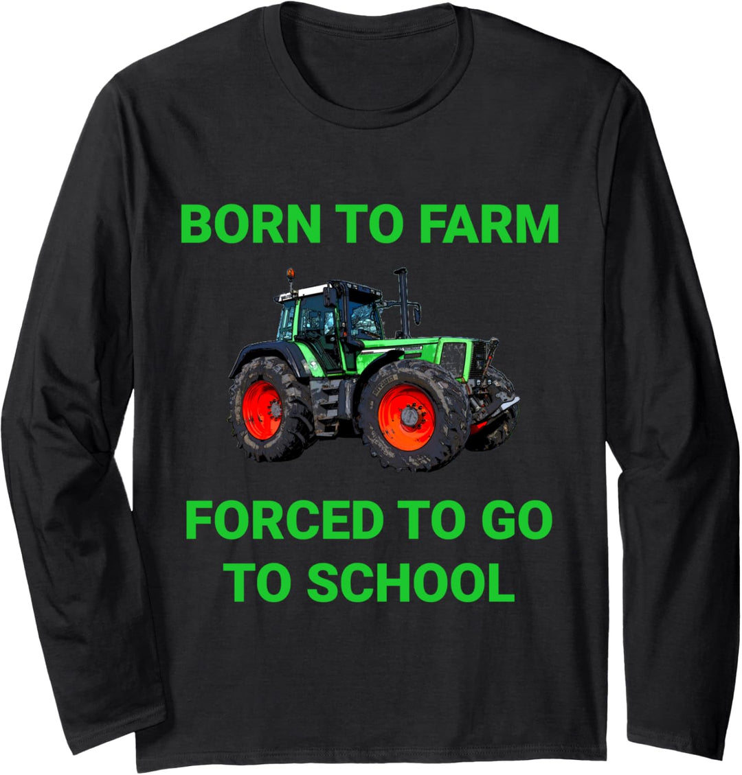 Landwirt Bauer Landwirtschaft Trecker Traktor Kind Kinder Langarmshirt