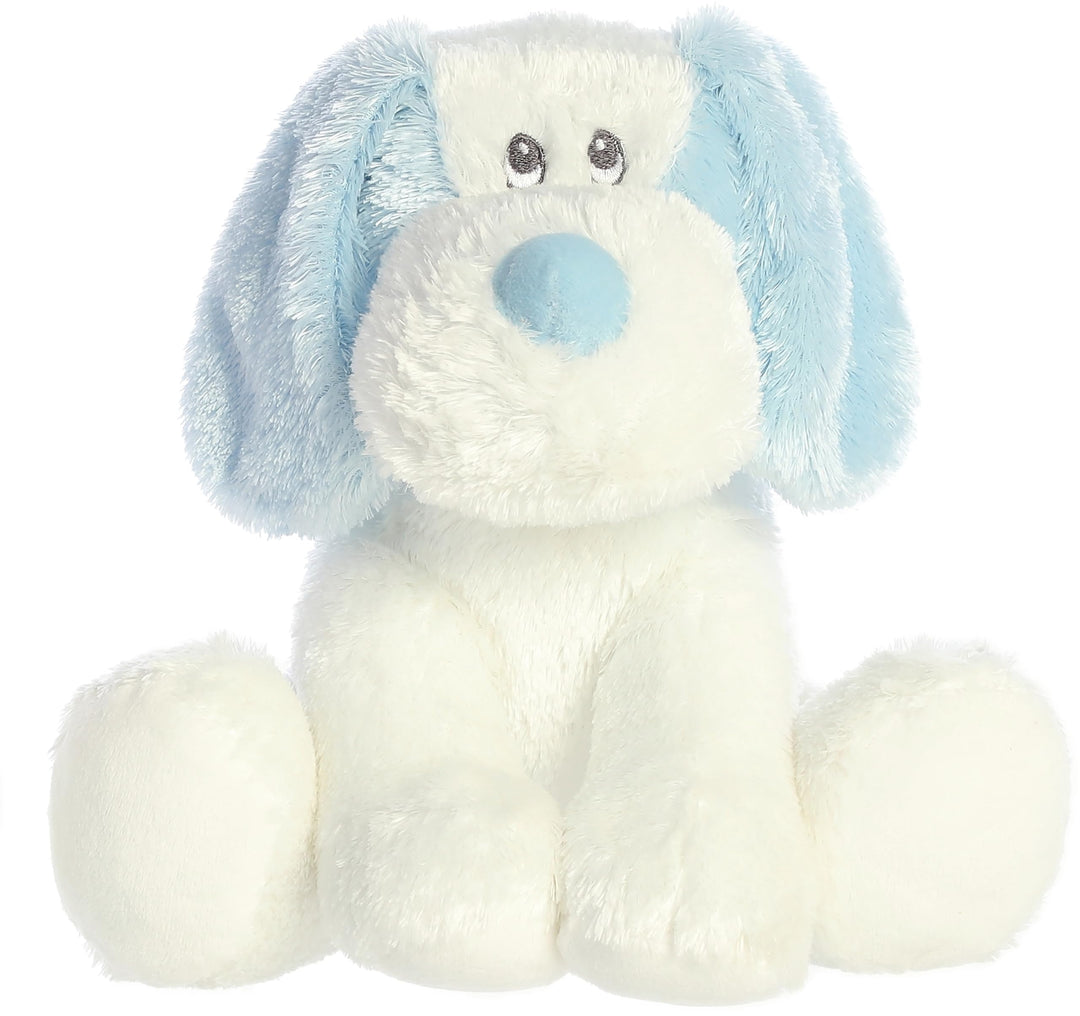 Aurora-Peluche bébé Bleu Scruffy cm