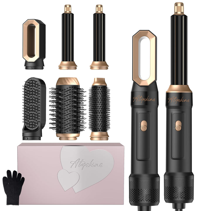 Pro Haarstyler Warmluftbürste Hair Styler Set Hairstyler 6 in 1, Atopskins 6 In 1 Air Styler Set, Fö