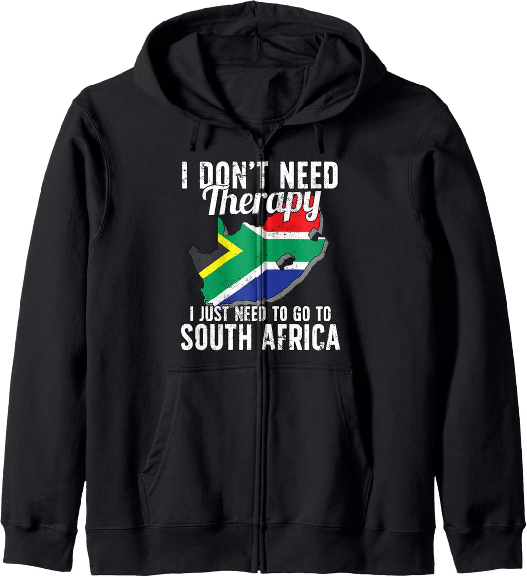Südafrikanische Flagge I Südafrika Kapuzenjacke