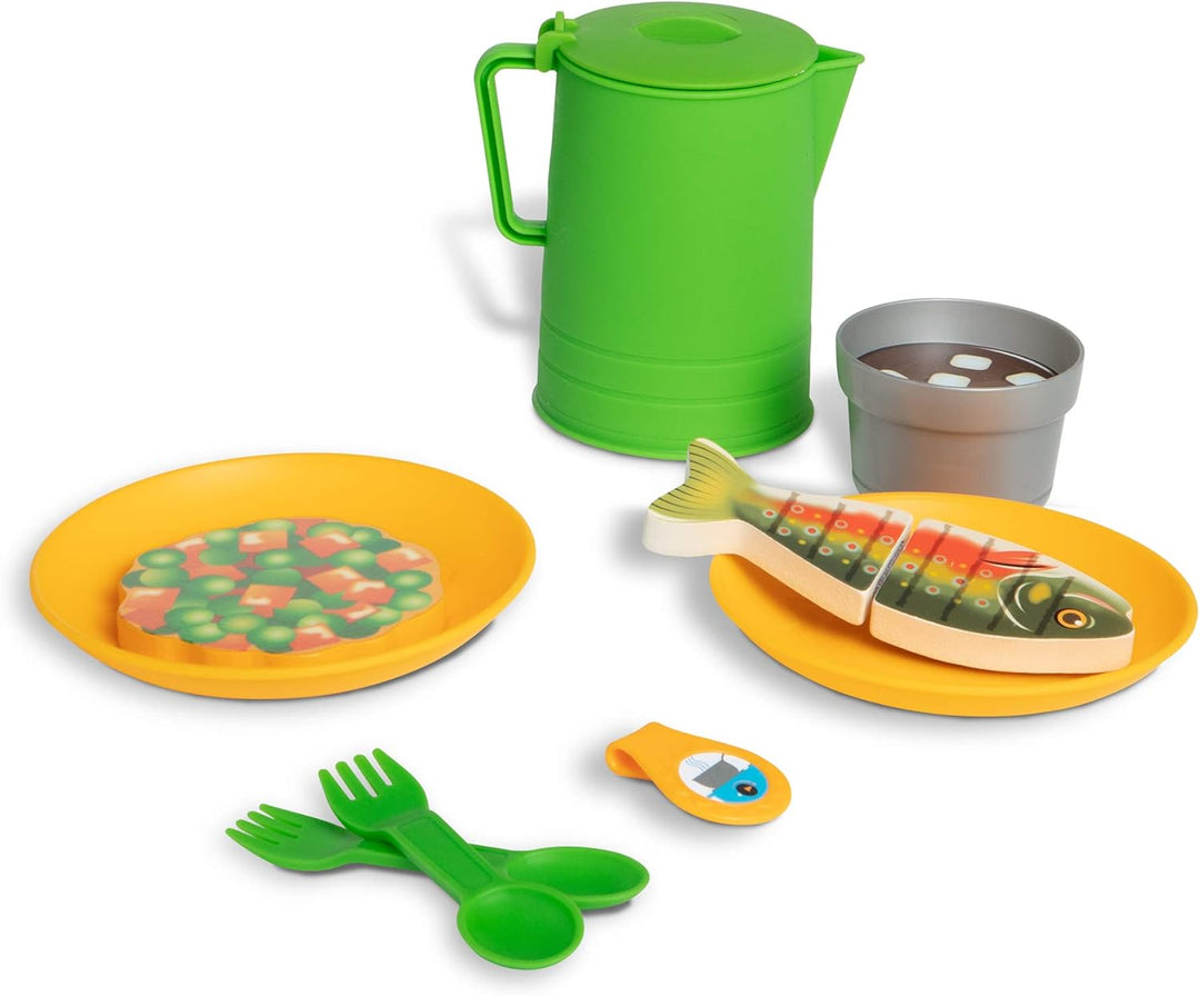 Melissa & Doug 40804 Let's Explore Camp Stove Pretend Spielset | 3+ | Geschenk für Jungen oder Mädch