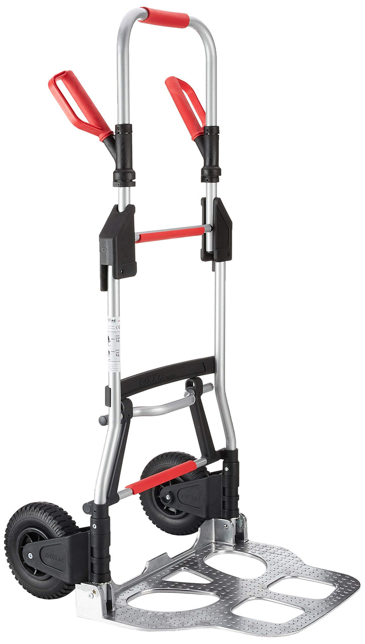 RuXXac Jumbo 2239-61V3 faltbare Sackkarre, Tragfähigkeit 250 kg, Schwerlast-Sackkarre klappbar, plat