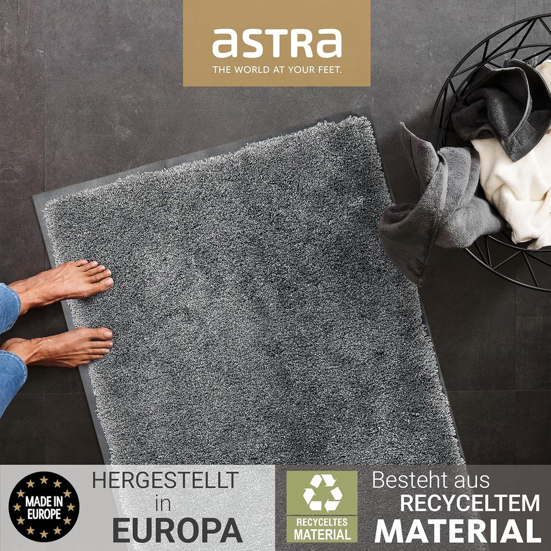 Astra Fussmatte innen rutschfest - Schmutzfangmatte super weich - Läufer Flur waschbar per Hand - Tü