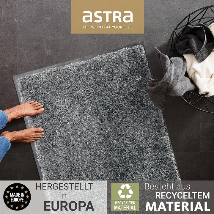 Astra Fussmatte innen rutschfest - Schmutzfangmatte super weich - Läufer Flur waschbar per Hand - Tü