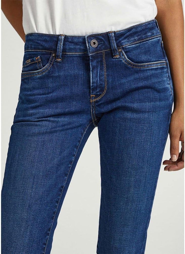 Pepe Jeans Damen Skinny Jeans Pixie Powerflex Pl200025 25W / 30L Blue (Denim-xv2)