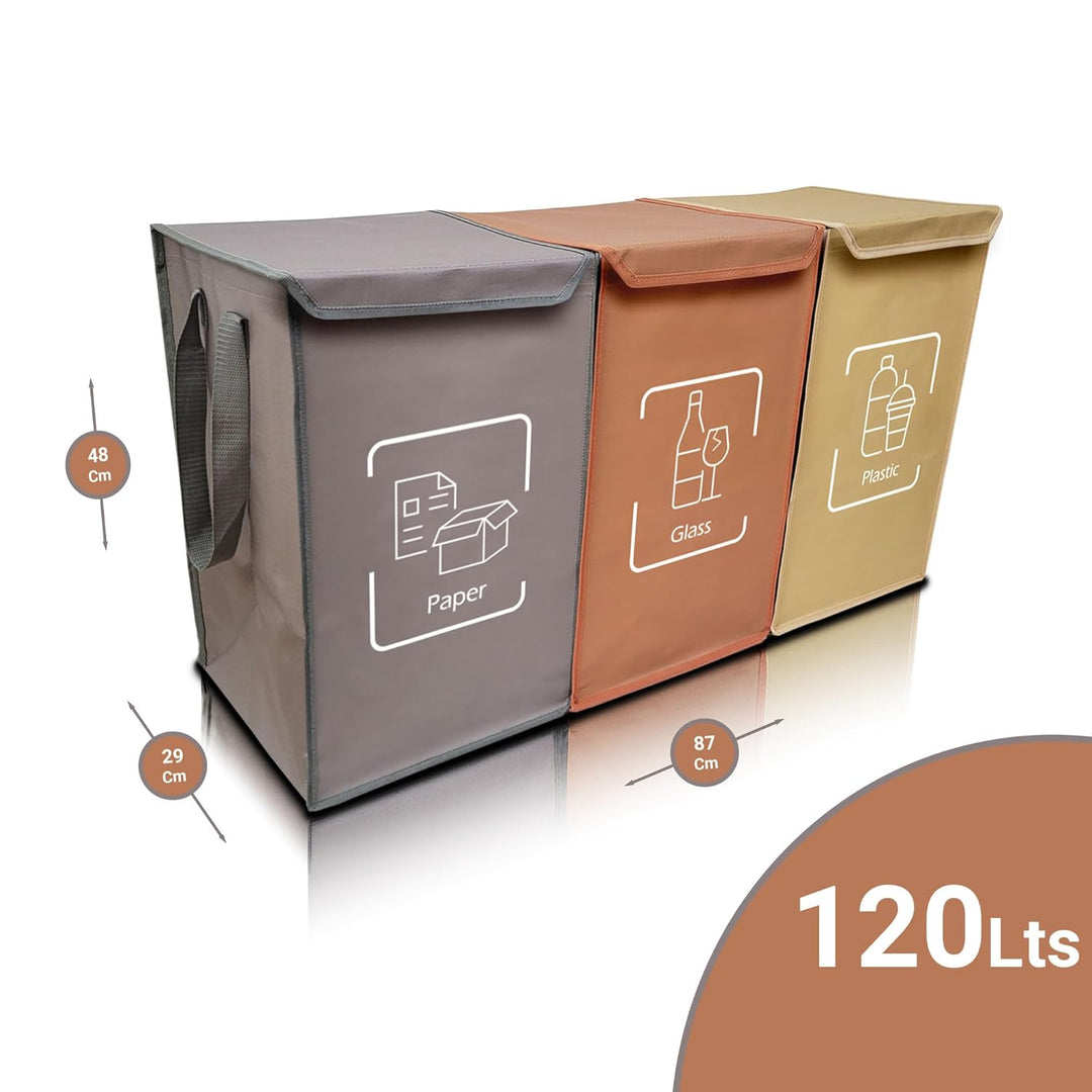 NYIKA Recycling System - Altglas Sammelbehälter - Pfandflaschen Aufbewahrung - Leergut Sammelbehälte