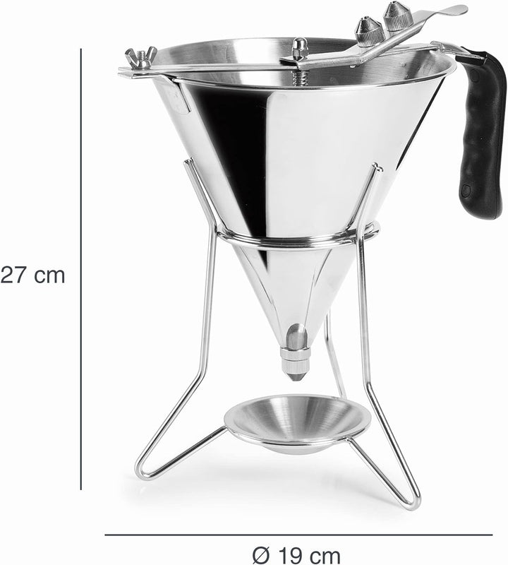 Lacor 67150 67150 Dosierlöffel, Edelstahl, Hebelsystem für einen einstellbaren Durchfluss, 2 l, Edel