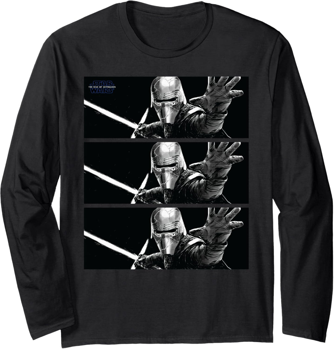 Star Wars The Rise of Skywalker Kylo Ren Fight Scene Langarmshirt