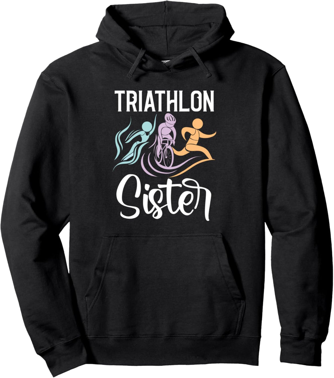 Triathlet Fahrrad Laufen Schwimmen - Ausdauersport Triathlon Pullover Hoodie